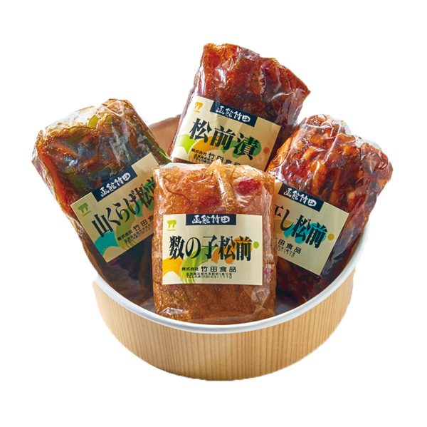 【代引不可】【送料込】竹田食品 松前4点セット 【代引不可】【送料込】竹田食品 松前4点セット