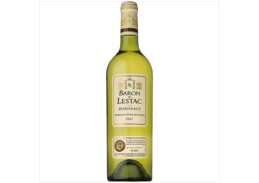 カステル・バロン・ド・レスタック・ボルドー（白）　750ml×12本【ケース】【フランス】【白ワイン】