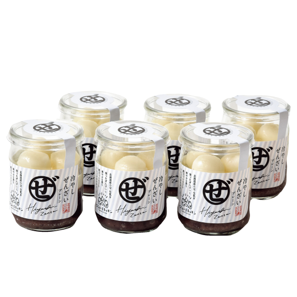 【送料込】【代引不可】北海道冷やしぜんざい6本セット 【送料込】【代引不可】北海道冷やしぜんざい6本セット