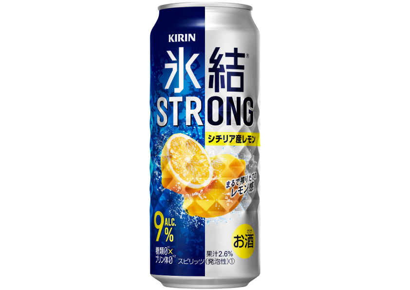 キリンビール　氷結　ストロングレモン　糖類ゼロ　500ml×24本【ケース】【チューハイ】