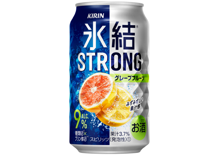キリンビール　氷結　ストロング　完熟グレープフルーツ　糖類ゼロ　350ml×24本【ケース】【チューハイ】