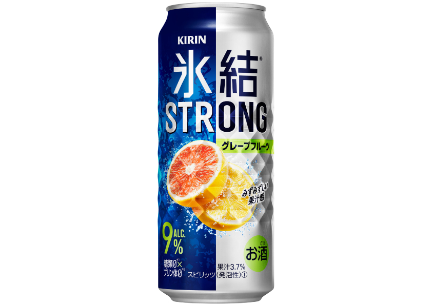 キリンビール　氷結　ストロング　完熟グレープフルーツ　糖類ゼロ　500ml×24本【ケース】【チューハイ】