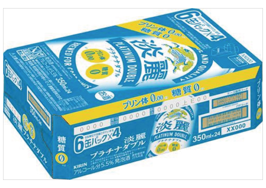 キリンビール　淡麗プラチナダブル　350ml×24本【ケース】【発泡酒】