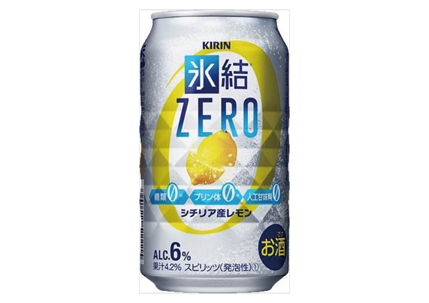 キリンビール　氷結　ＺＥＲＯ　レモン　350ml×24本【ケース】【チューハイ】
