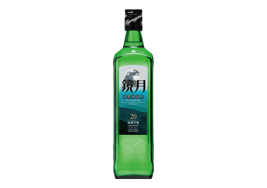 サントリー　鏡月グリーン　20度　700ml×12本【ケース】【韓国甲類】