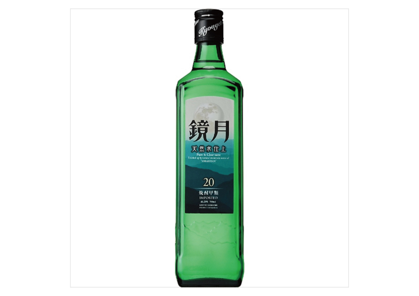 サントリー　鏡月グリーン　20度　700ml×12本【ケース】【韓国甲類】