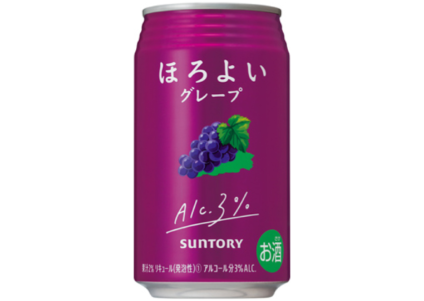 サントリー　ほろよい　ぶどうサワー　350ml×24本【ケース】【チューハイ・カクテル】