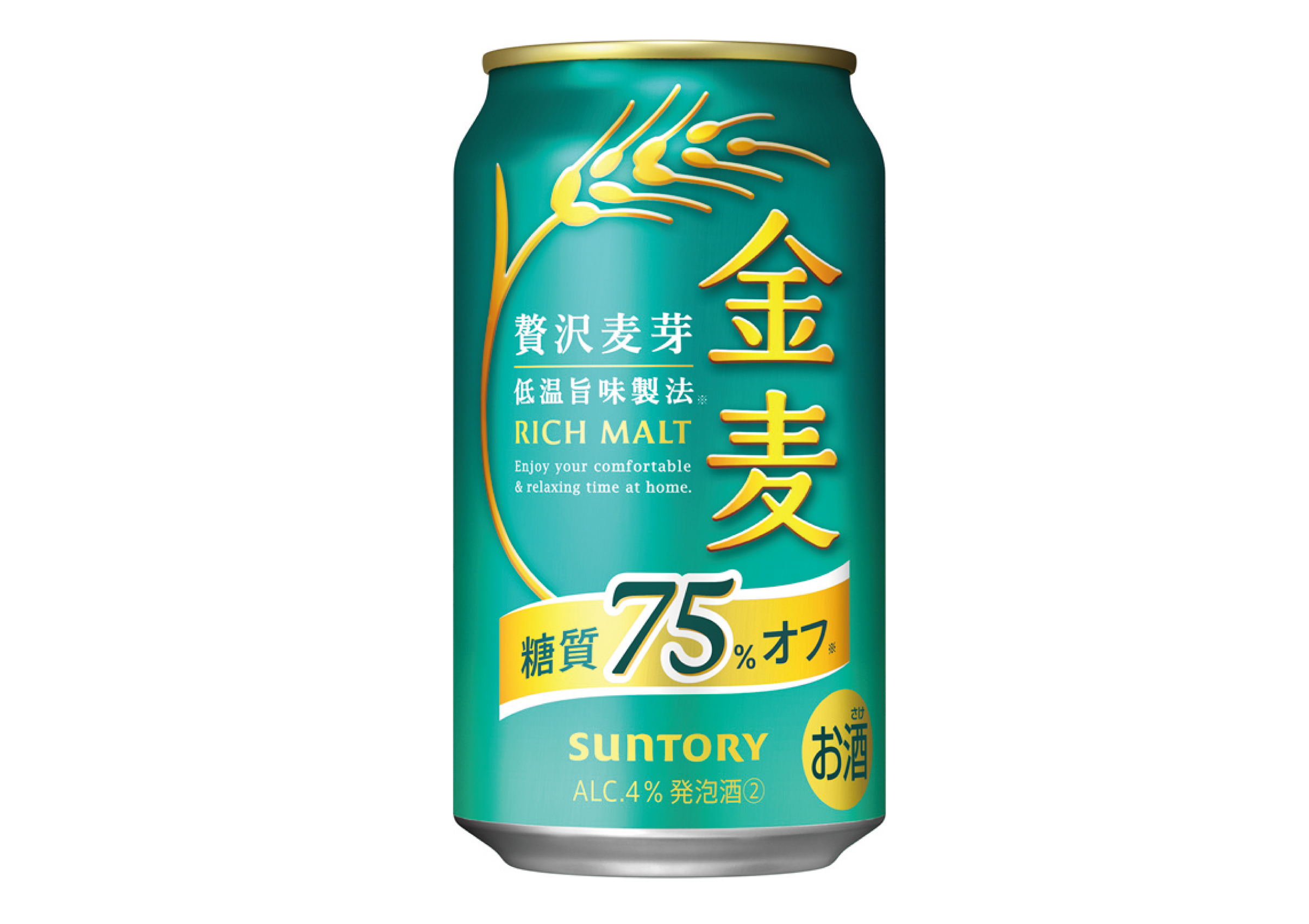 サントリー　金麦　糖質オフ　350ml×６本 ×４パック【ケース】【ビール・発泡酒】【新ジャンル】