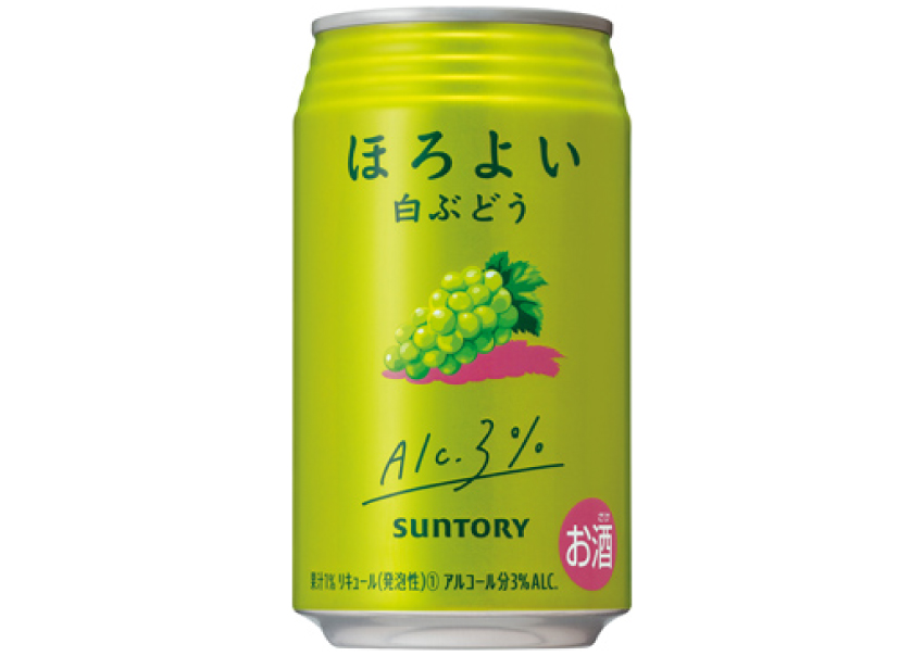 サントリー　ほろよい　白ぶどう　350ml×24本【ケース】【チューハイ・カクテル】