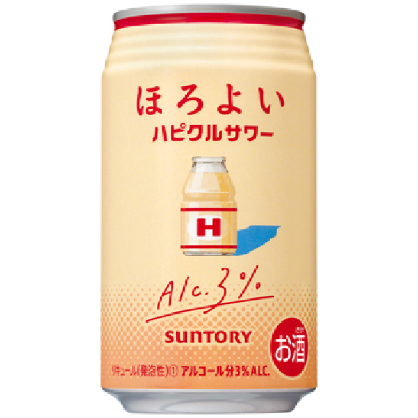 ほろよい　ハピクルサワー　３５０ｍｌ×２４本