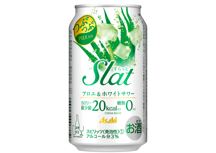 アサヒビール　Ｓｌａｔ　アロエ＆ホワイトサワー　350ml×24本【ケース】【チューハイ】