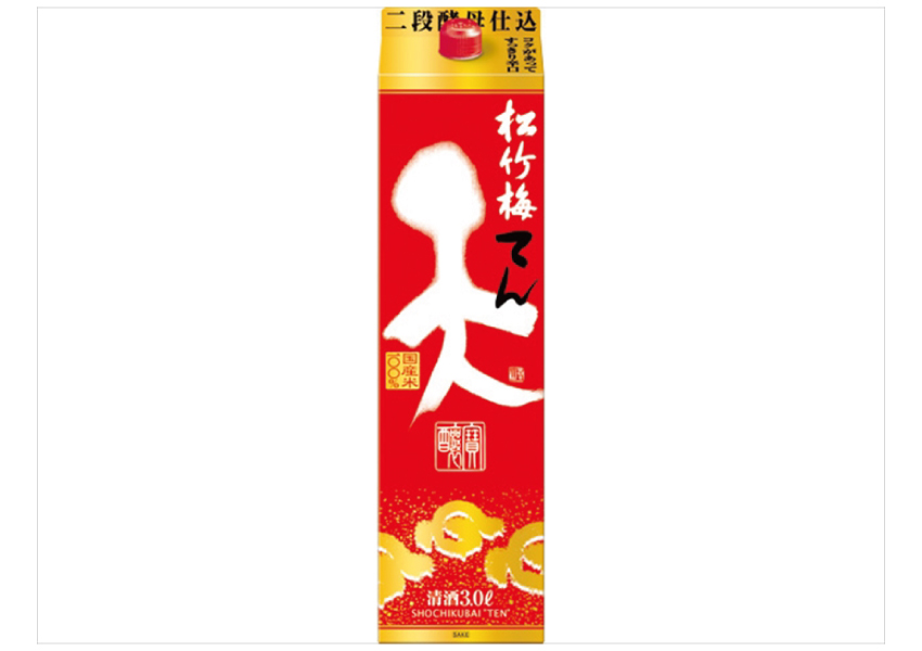 宝酒造　松竹梅　天パック　３Ｌ×４本【ケース】【京都】【日本酒】