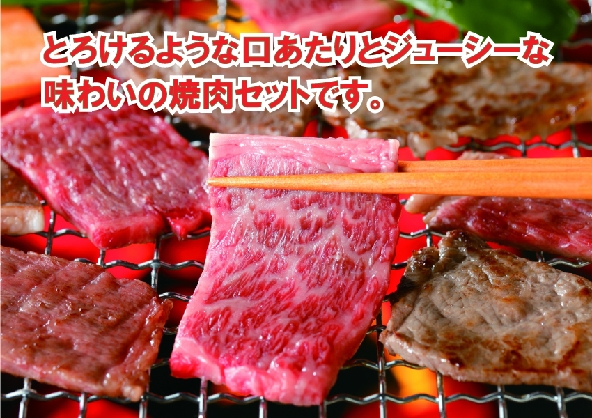 【代引不可】【送料込】ふらの和牛　焼肉セット　380ｇ