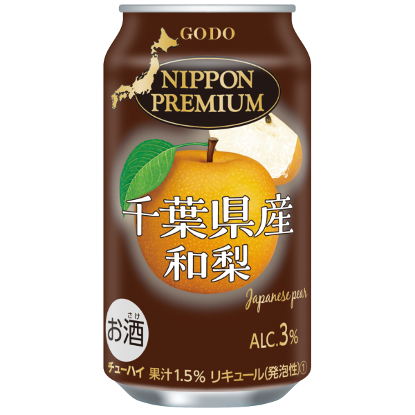 ニッポンプレミアム　千葉県産和梨　３５０ｍｌ×２４本