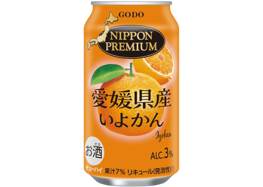 ニッポンプレミアム　愛媛県産いよかん　３５０ｍｌ×２４本