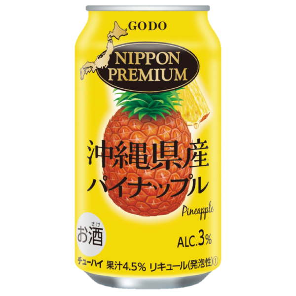 ニッポンプレミアム　沖縄県産パイナップル　３５０ｍｌ×２４本