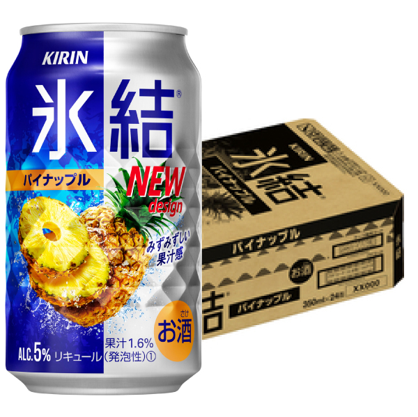 キリンビール　氷結　パイナップル　350ml×24本【ケース】【チューハイ】