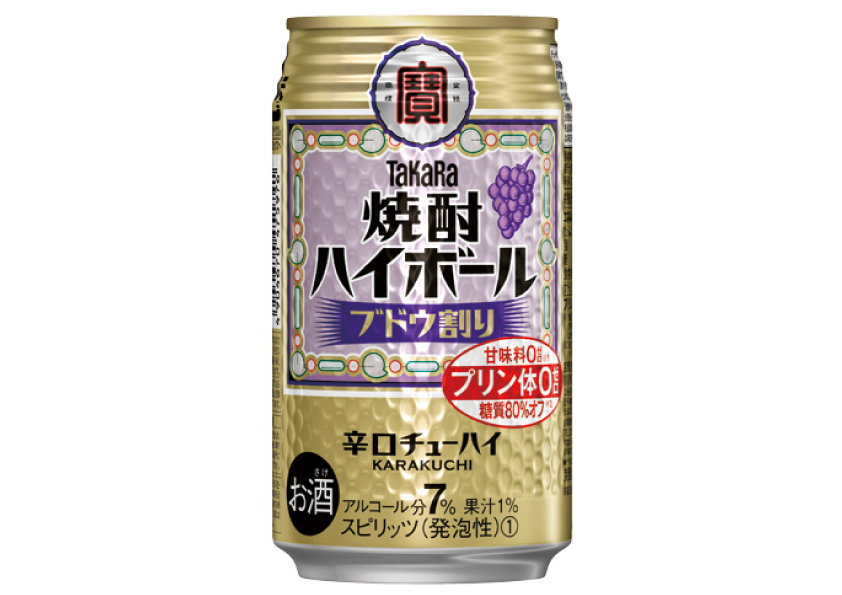 焼酎ハイボ－ル　ブドウ割り　３５０ｍｌ×２４本