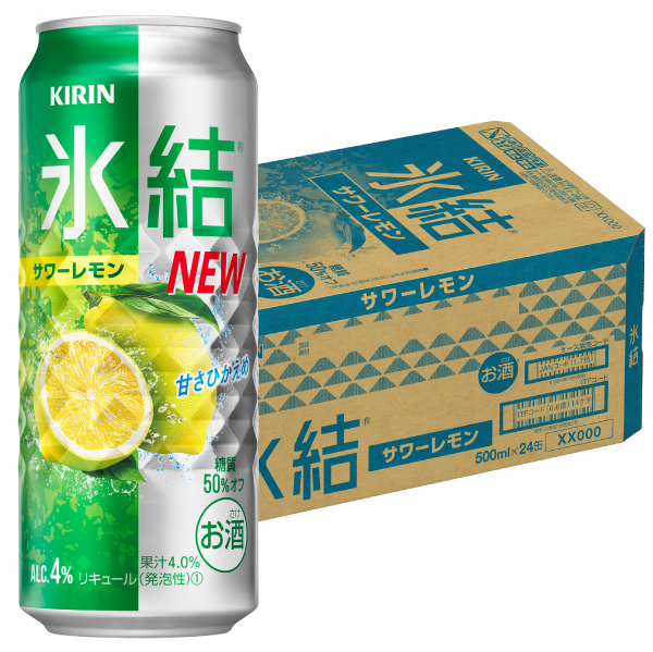 氷結　サワ－レモン　５００ｍｌ×２４本