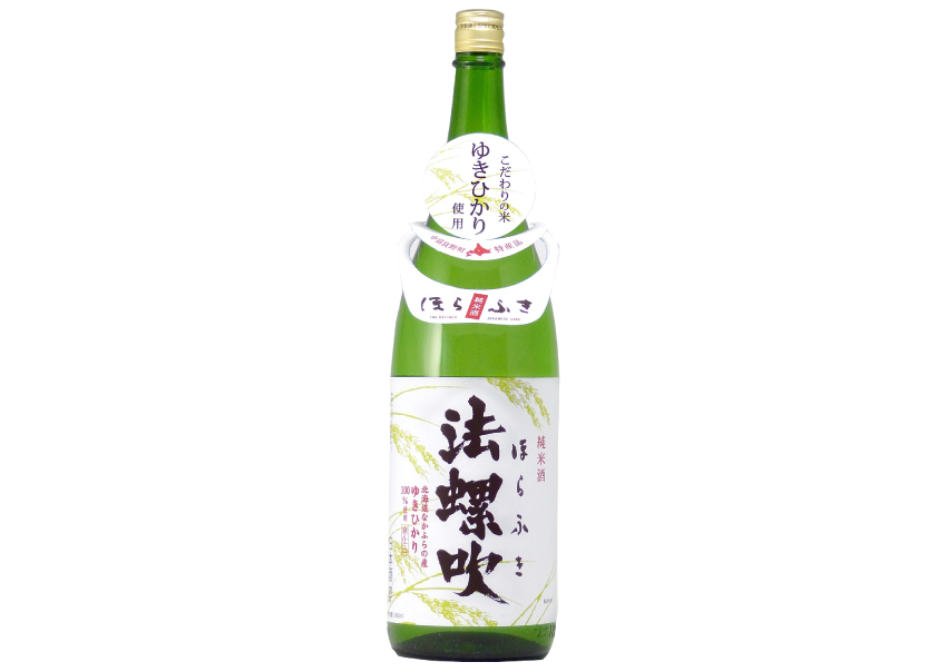 旭川　高砂酒造　法螺吹　純米　1.8Ｌ【北海道】【日本酒】